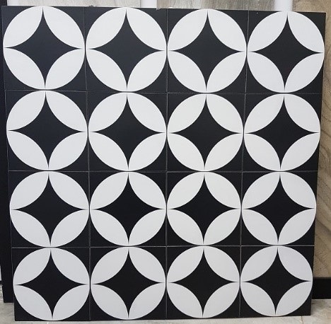 geometric circle pattern tiles